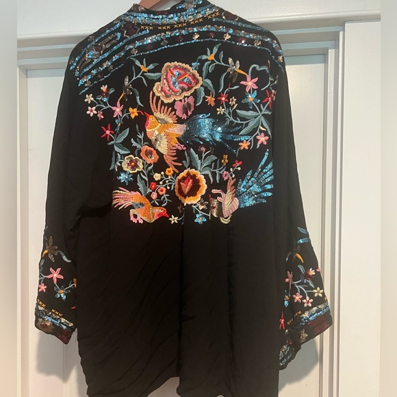 JOHNNY WAS HEWEY KIMONO JACKET- L- NWT - Picture 6 of 9